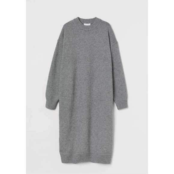 H&M Gray Sweater Dress - Picture 1 of 7